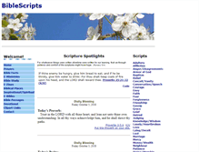 Tablet Screenshot of biblescripts.com